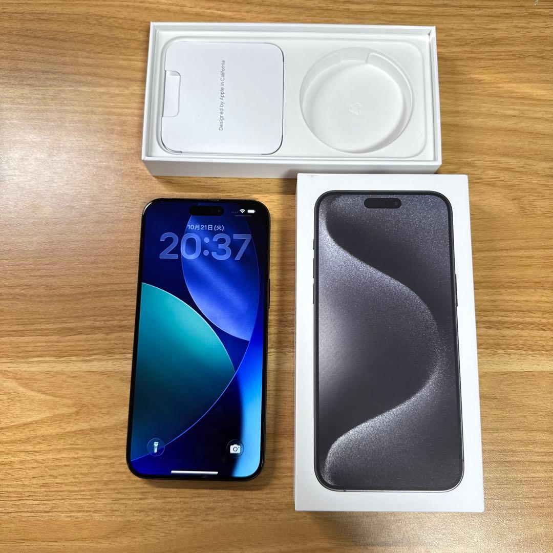 iPhone 15 Pro Max 256GB MU6P3J/A ブラック