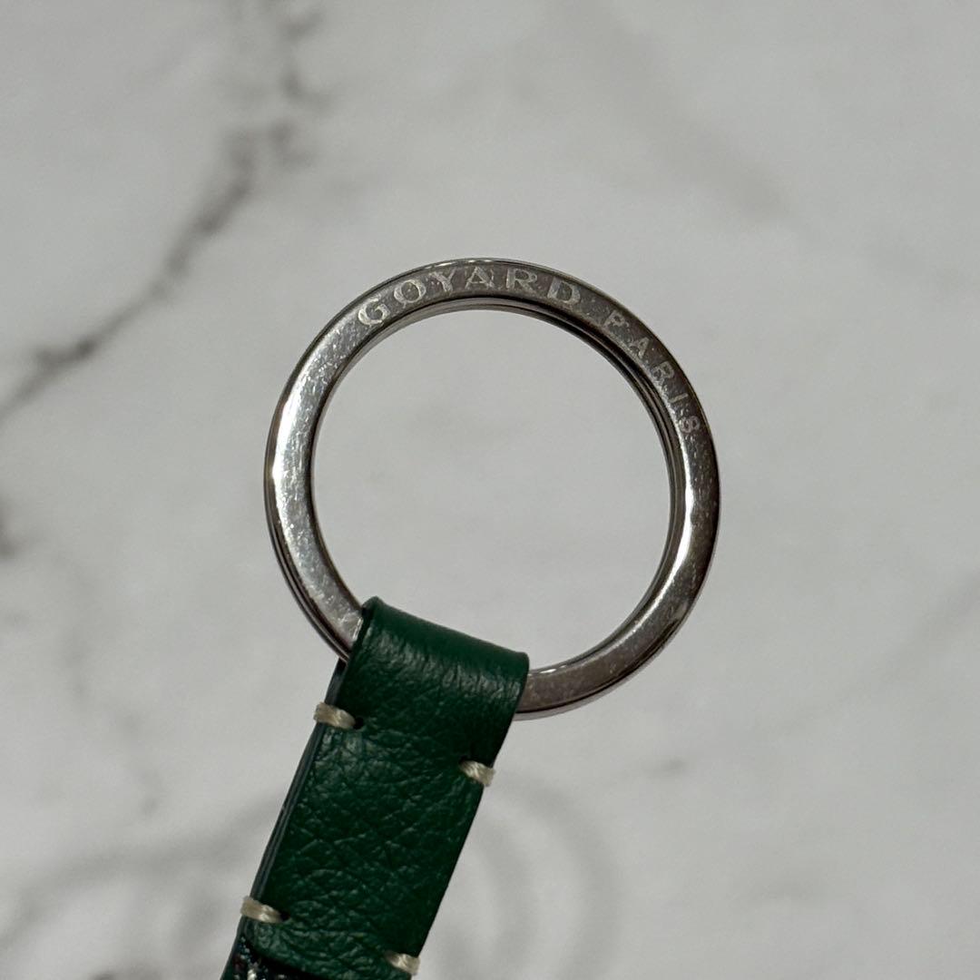 【美品】 GOYARD ゴヤール レザー セサミ キーチェン キーホルダー