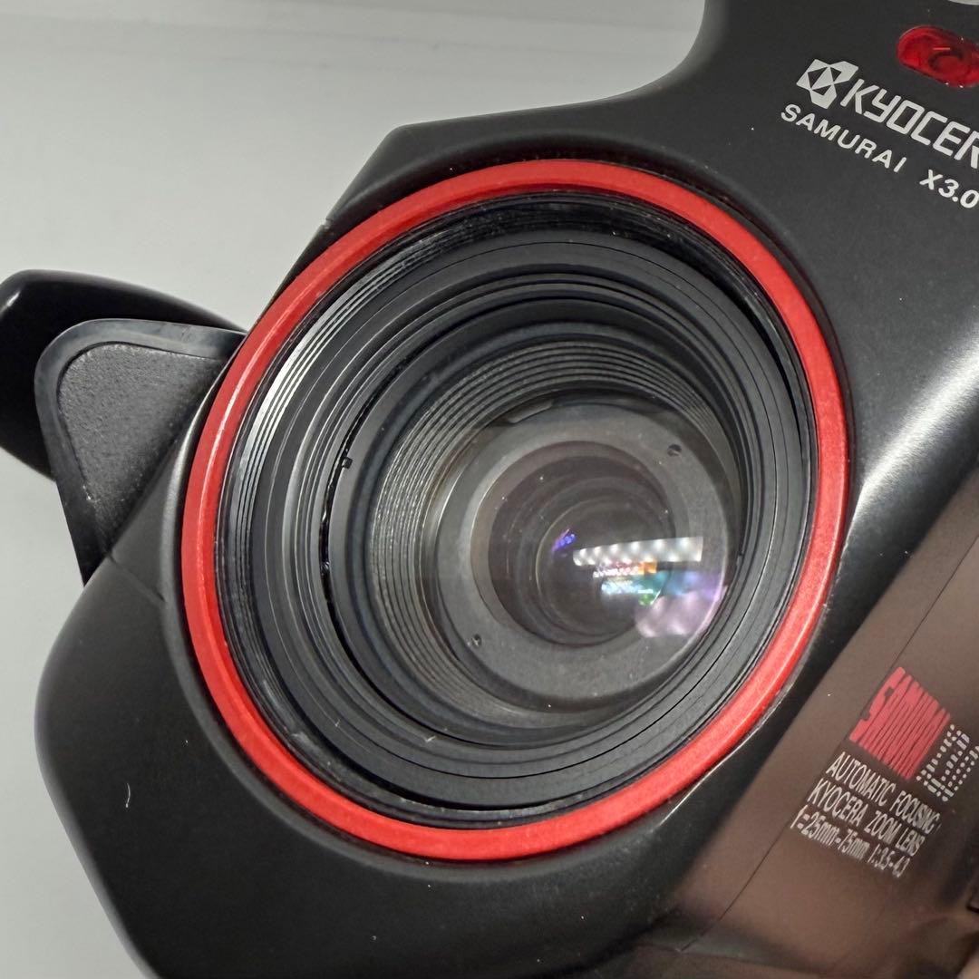 【完動品】KYOCERA SAMURAI X3.0 フィルムカメラ 動作確認済み