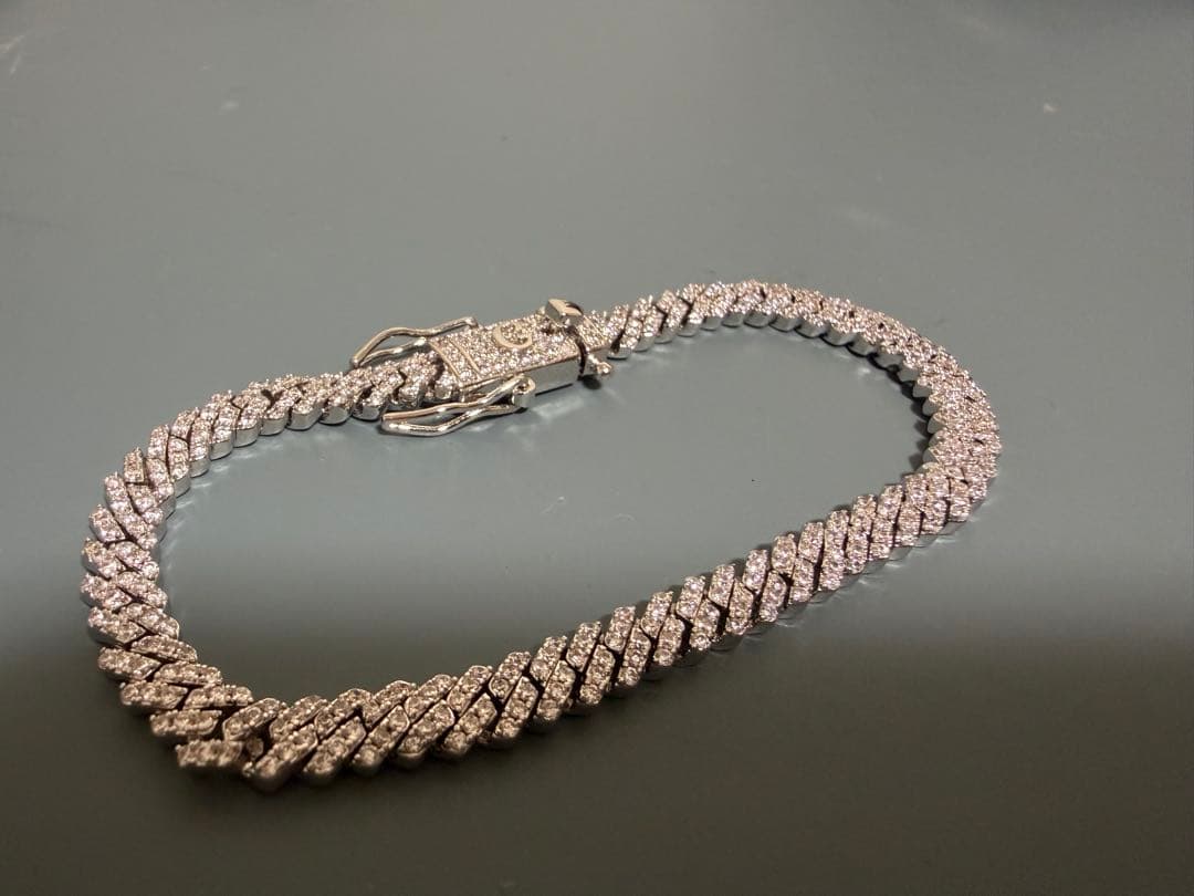 mmm.1021tIced Chain Bracelet 【5mm18cm