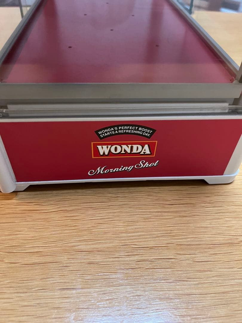 缶ウォーマー＊WONDAモーニングショット 2段式コーヒー用ディスプレイ