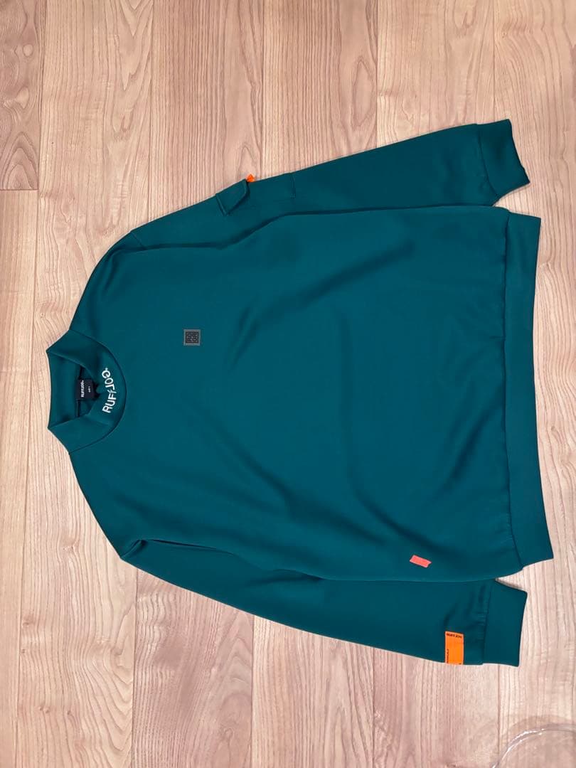 ラフロッグ　バックフレームロゴモックネックシャツ　新品