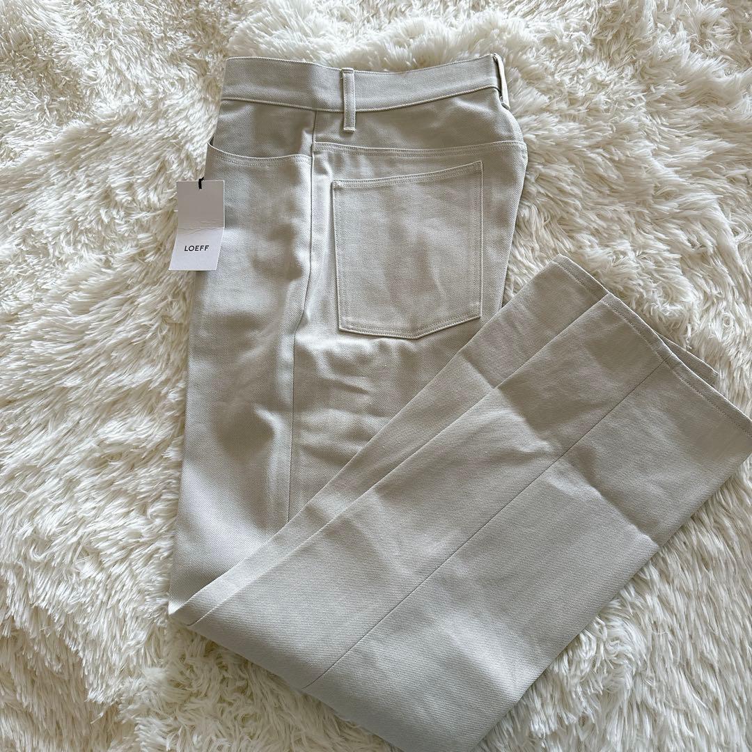 LOEFF ロエフ デニム 13oz パンツ ホワイト サイズ1
