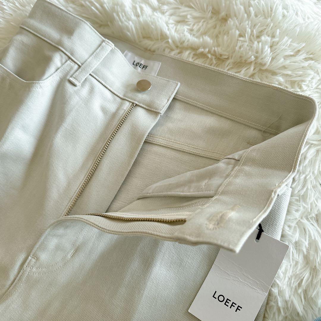 LOEFF ロエフ デニム 13oz パンツ ホワイト サイズ1