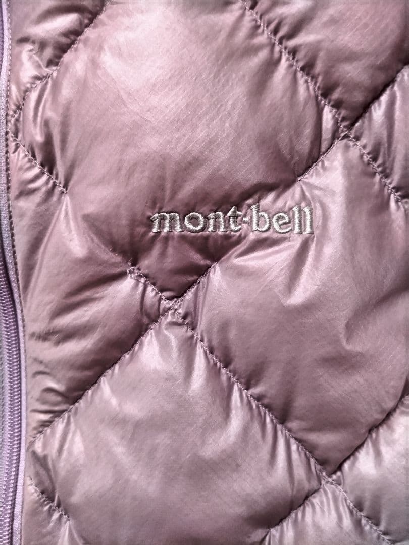 美品　モンベル　スペリオダウンジャケット　レディース　ライトピンク