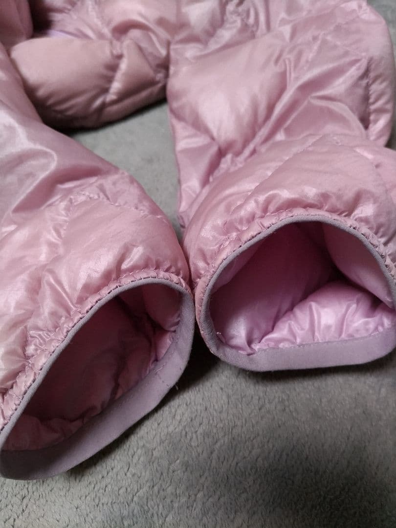 美品　モンベル　スペリオダウンジャケット　レディース　ライトピンク