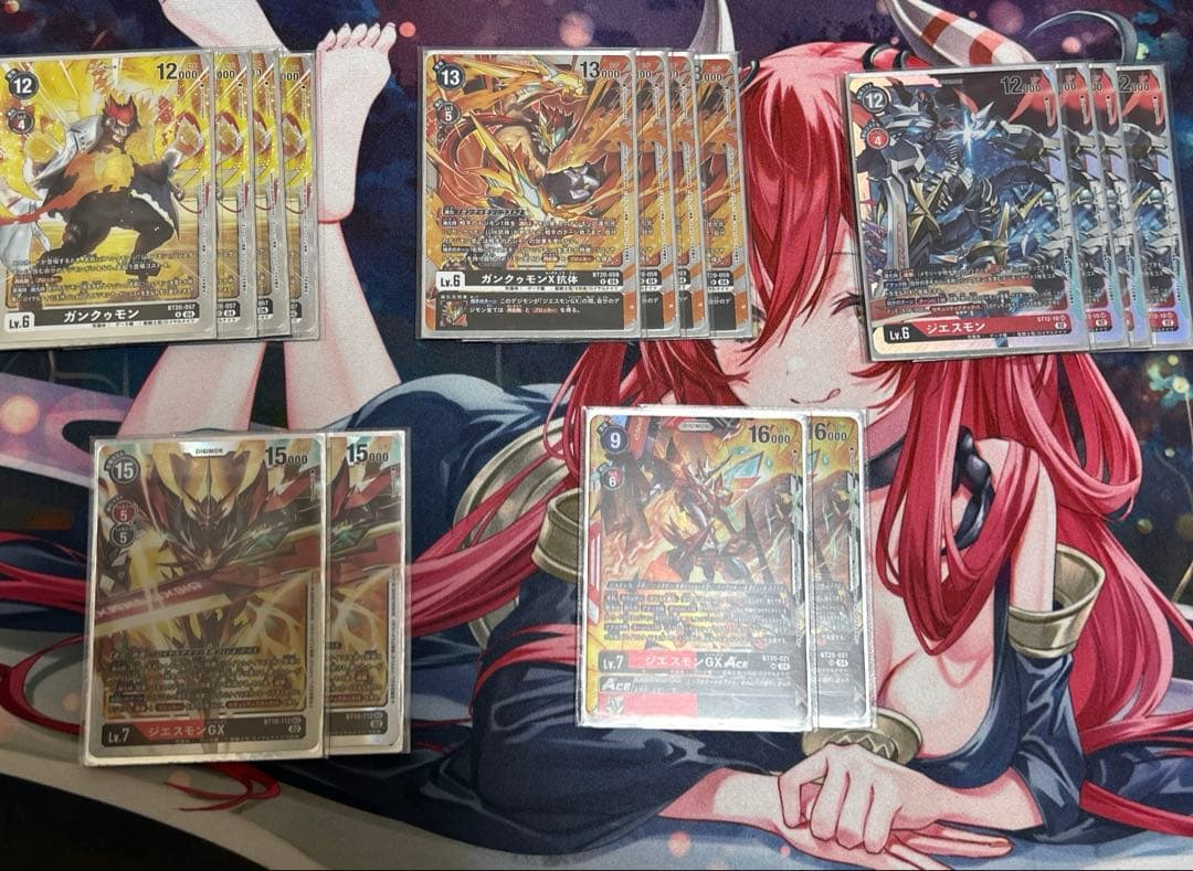 ジエスモンデッキ+デッキパーツ　デジモンカード