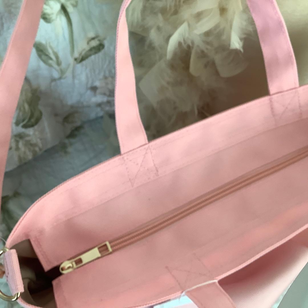 メルカリ便変更♡新品♡エムズグレイシー♡リボン付きトートバッグ ピンク