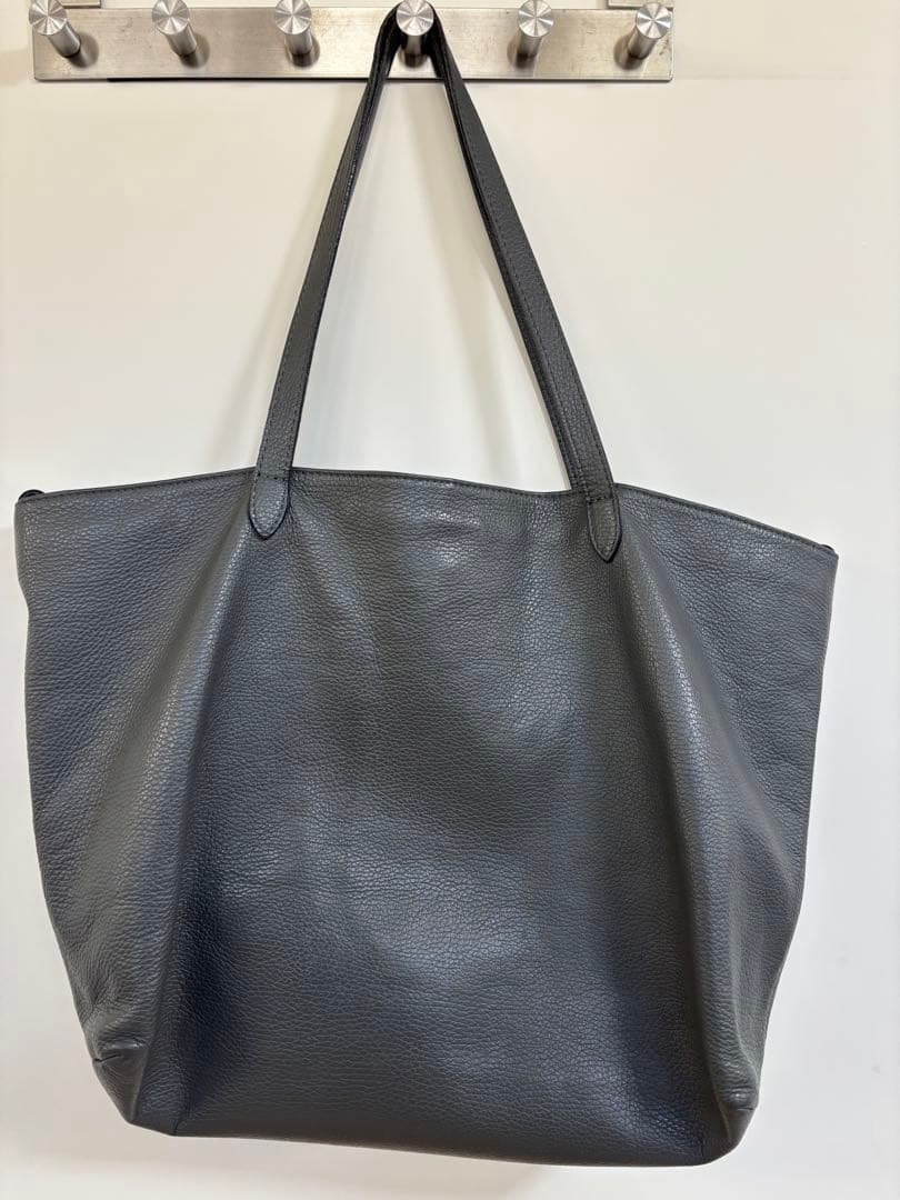 Pelliccia イタリア製 レザートートバッグ 黒&灰 2つセット