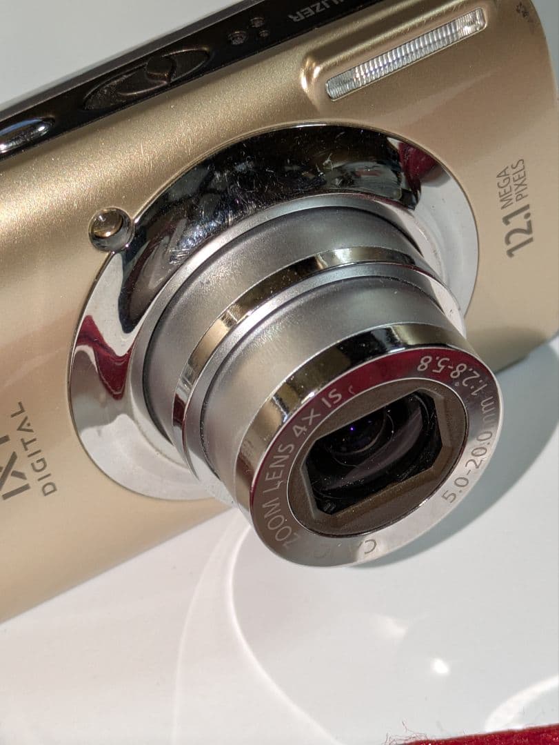 Canon IXY DIGITAL510is 12.1メガピクセル ゴールド