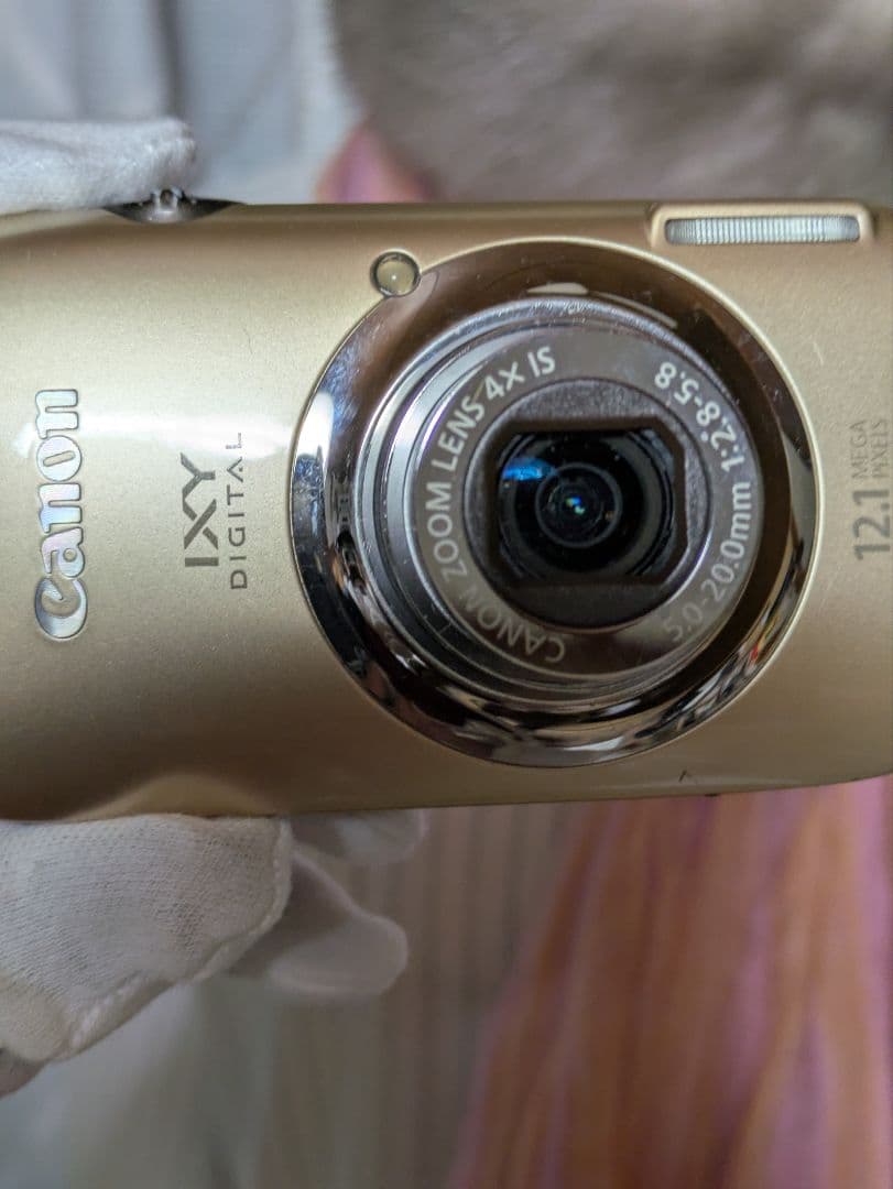 Canon IXY DIGITAL510is 12.1メガピクセル ゴールド