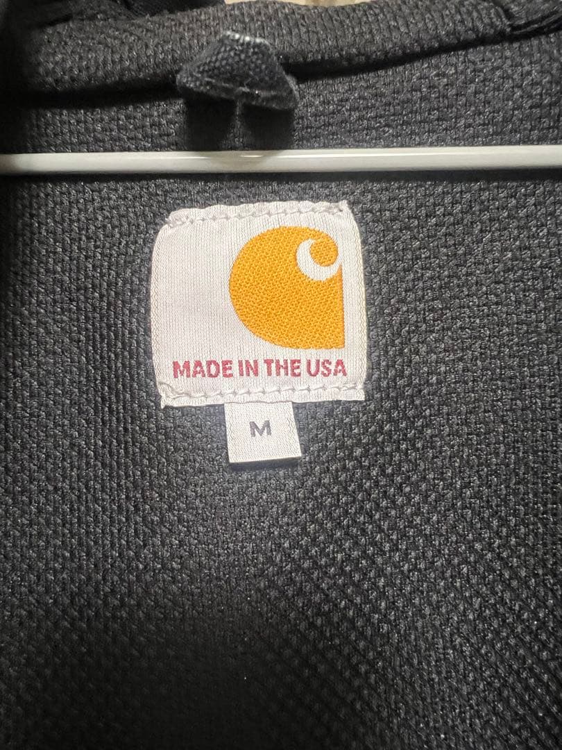 Carhartt アクティブジャケット ブラック Mサイズ フード付き