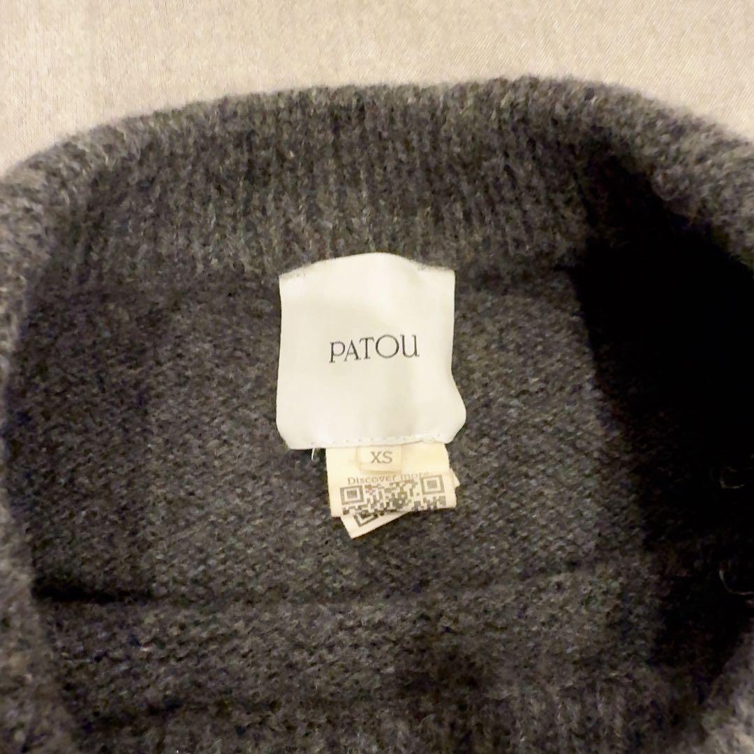 PATOU ロゴ カシミヤニット XS