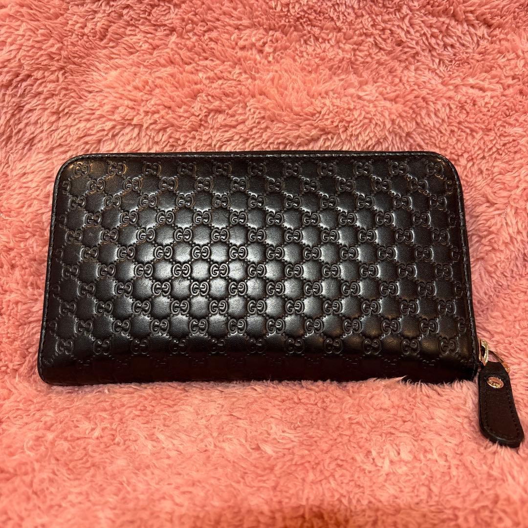 【美品！】GUCCI ブラック 長財布　メンズ　レディース
