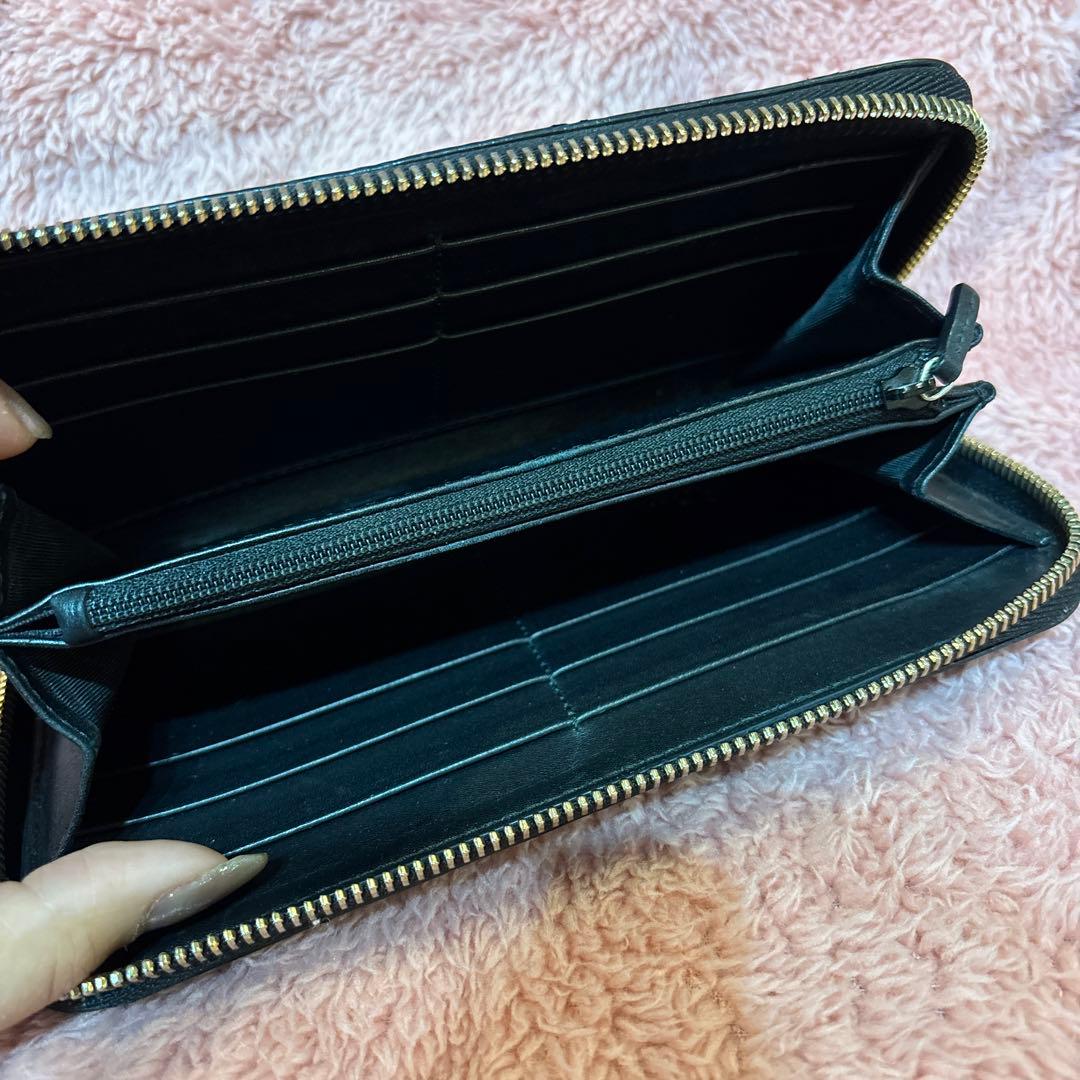 【美品！】GUCCI ブラック 長財布　メンズ　レディース