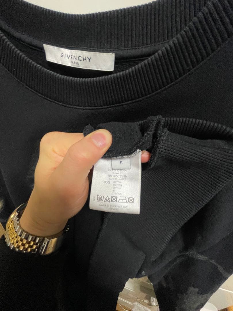 サンタ　GIVENCHY ロットワイラー スウェット S