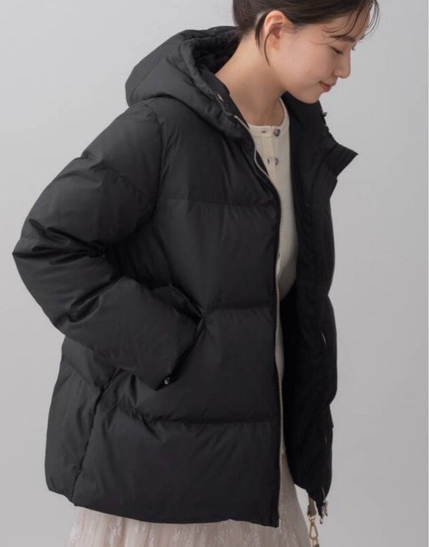 IÉNA ＬIＭＯＮＴＡ　ダウンショートコート ブラック　サイズ38