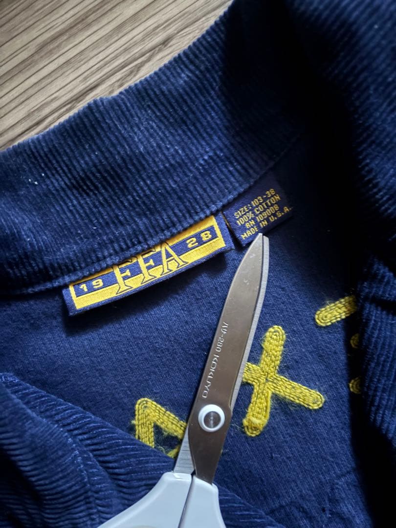 ★極美品★ 90s ~ 濃紺　FFA ジャケット 　lot103-38 フェード