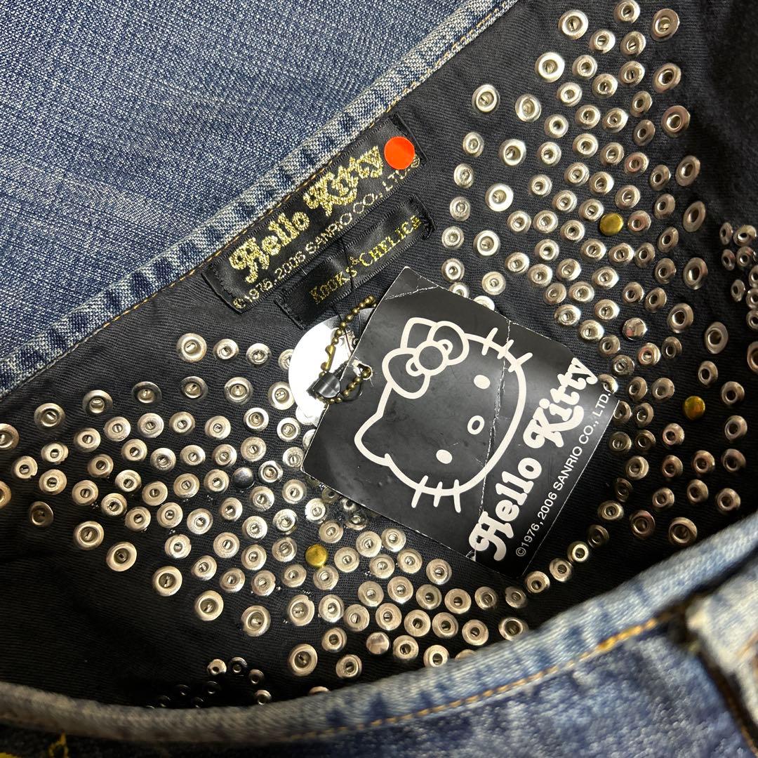 ハローキティ　蝶々　Kook's&CHELICA コラボ　ブーツカット　激レア