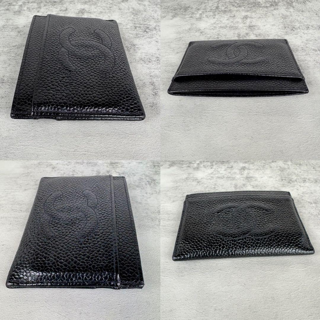 CHANEL シャネル　キャビアスキン　ヴィンテージ　カードケース　デコココ