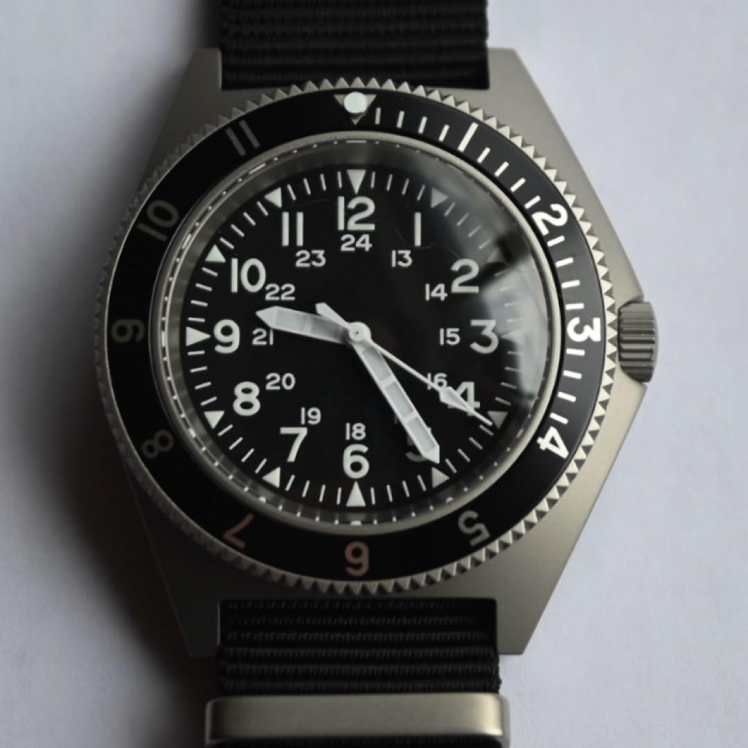 新品ミリタリーウォッチVH32 日本製クォーツ 米軍TYPE2オマージュ41mm