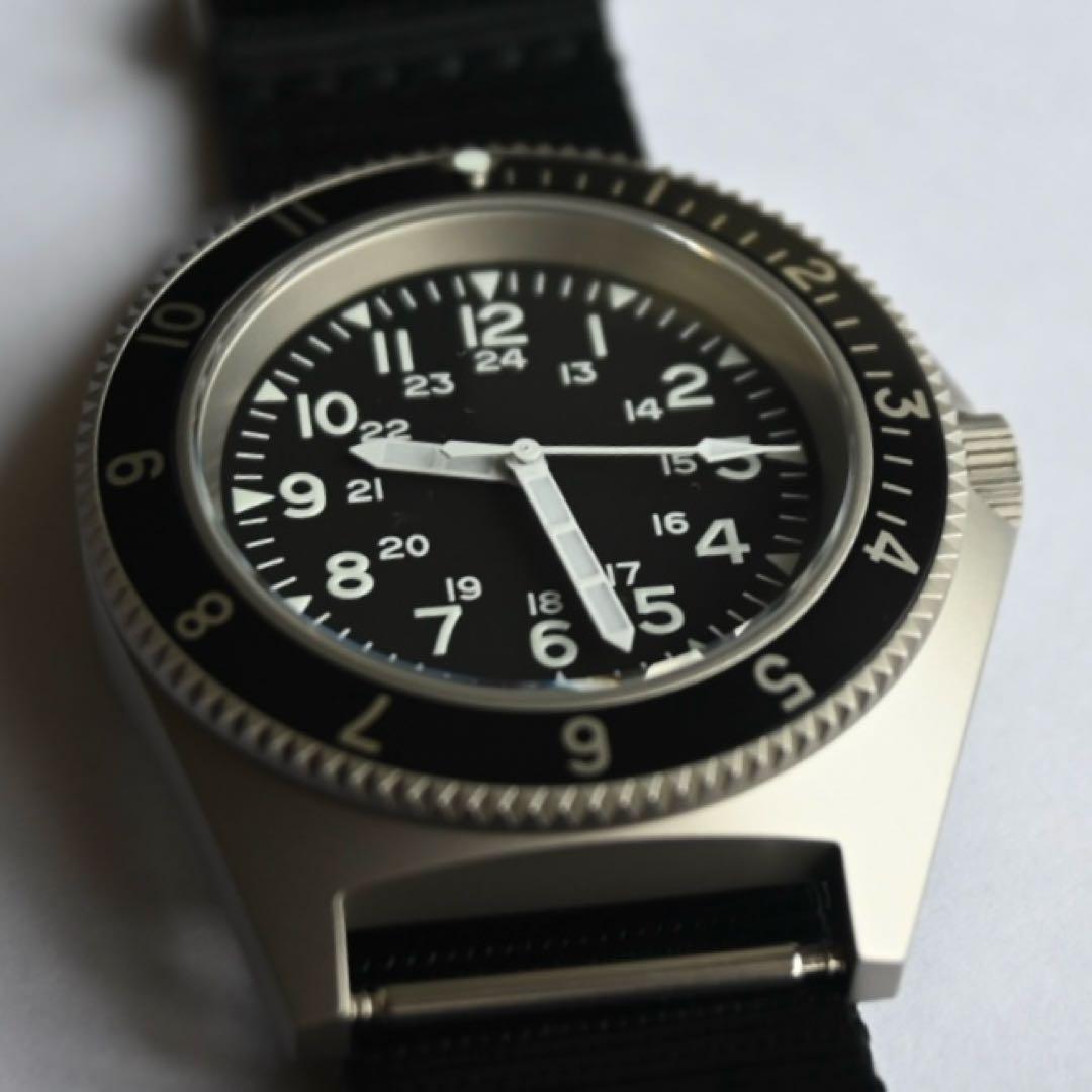 新品ミリタリーウォッチVH32 日本製クォーツ 米軍TYPE2オマージュ41mm