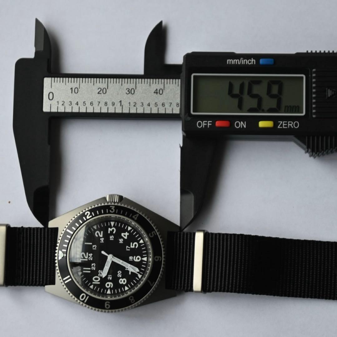 新品ミリタリーウォッチVH32 日本製クォーツ 米軍TYPE2オマージュ41mm