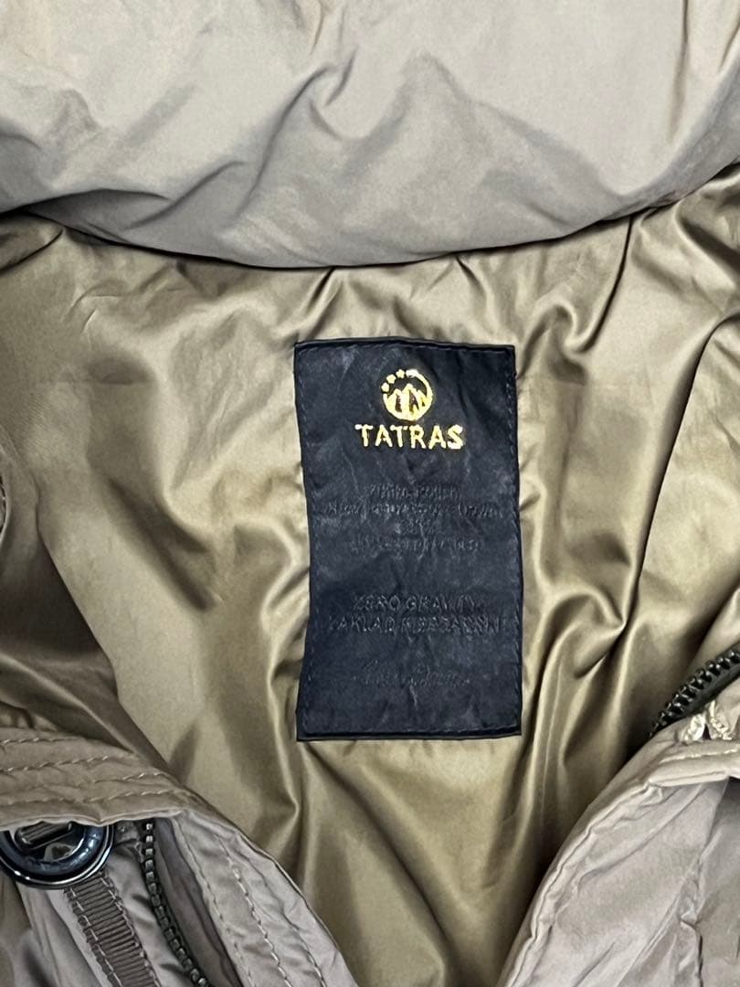 TATRAS オリーブ色 キルティングダウンジャケット