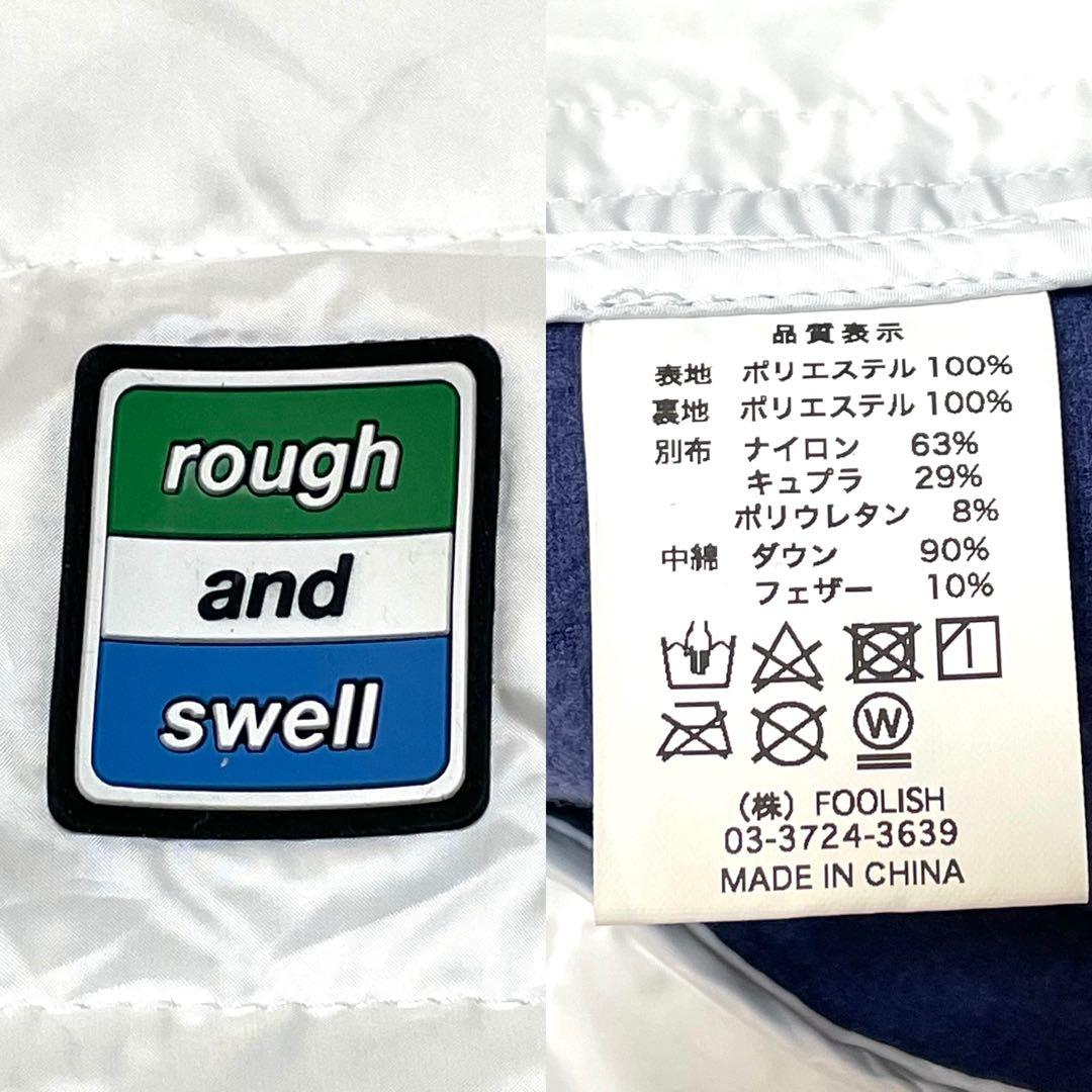 【Mサイズ】ラフアンドスウェル ダウンジャケット ホワイト ゴルフウェア メンズ