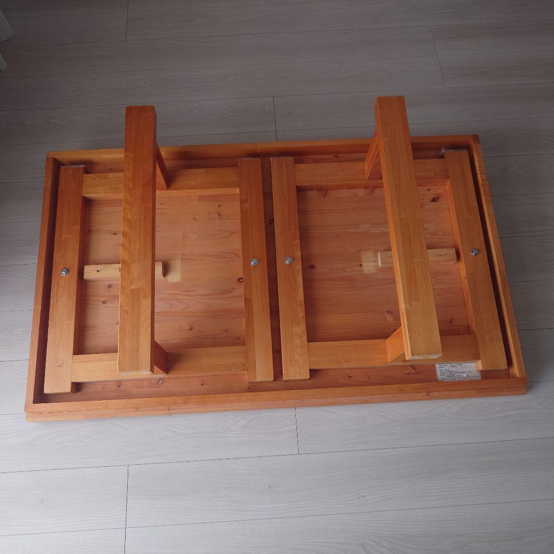 ヒノキ2WAYテーブル/座卓