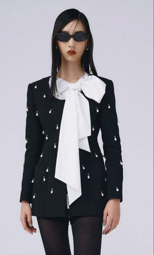 ぱ*も様 JOSE MOON リボン付きブラウス