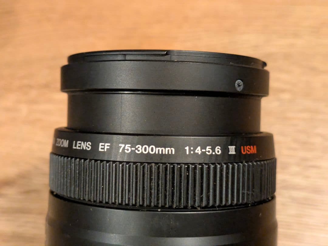 美品　Canon　望遠レンズ　EF 75-300㎜ 4-5.6 Ⅲ USM