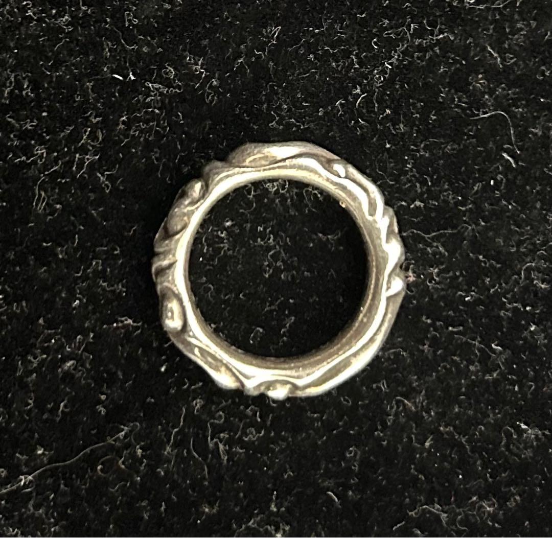 確実正規品　クロムハーツ　スクロールバンドリング　18号