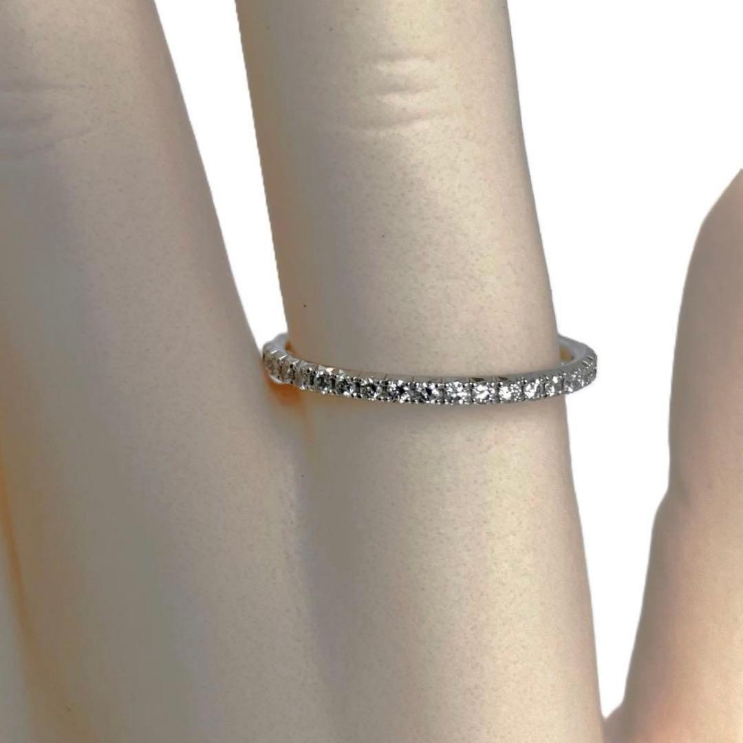 M*a様 TIFFANY ティファニー リング メトロ フルエタニティK18WG