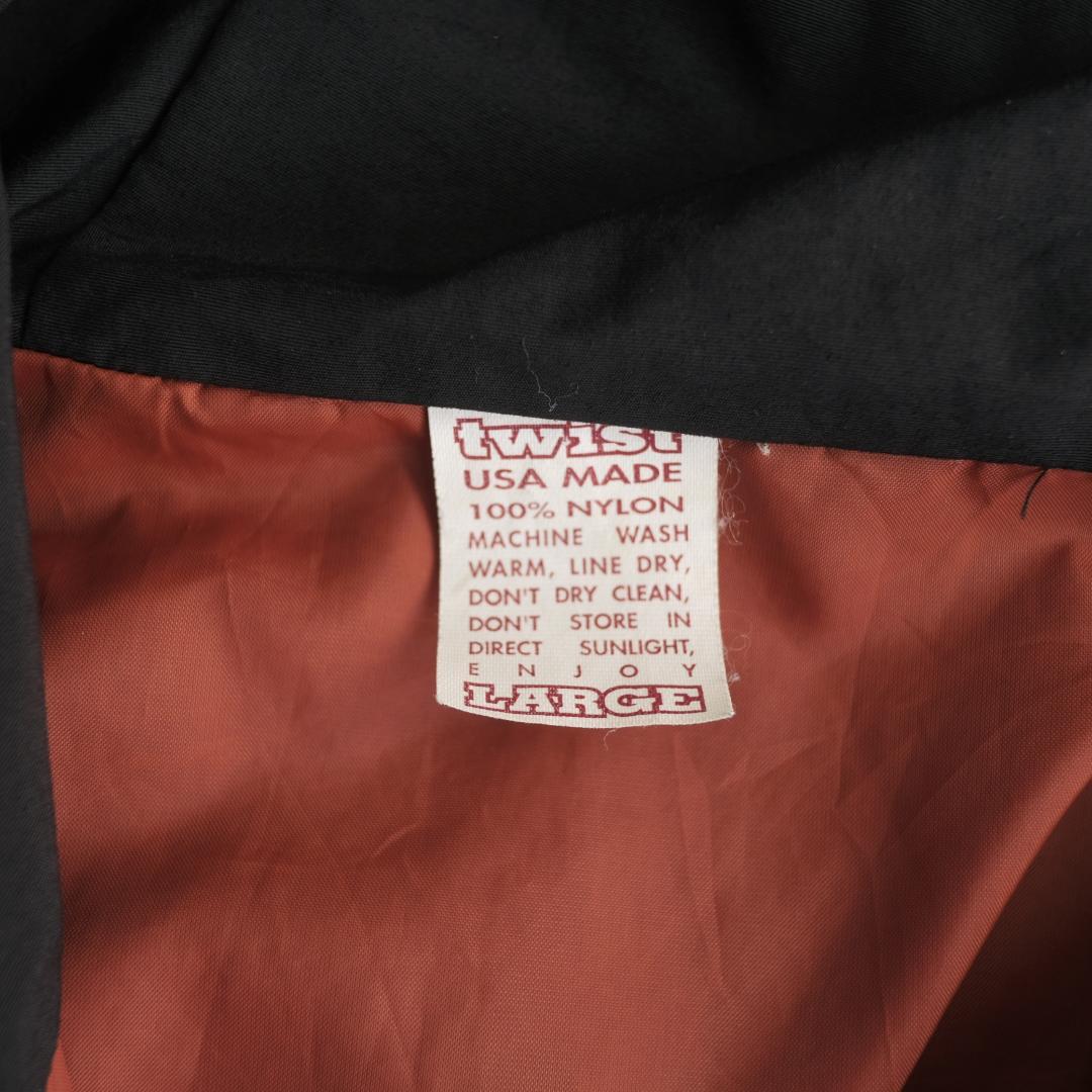 twist USA製 ナイロンアノラックパーカー オリーブ L