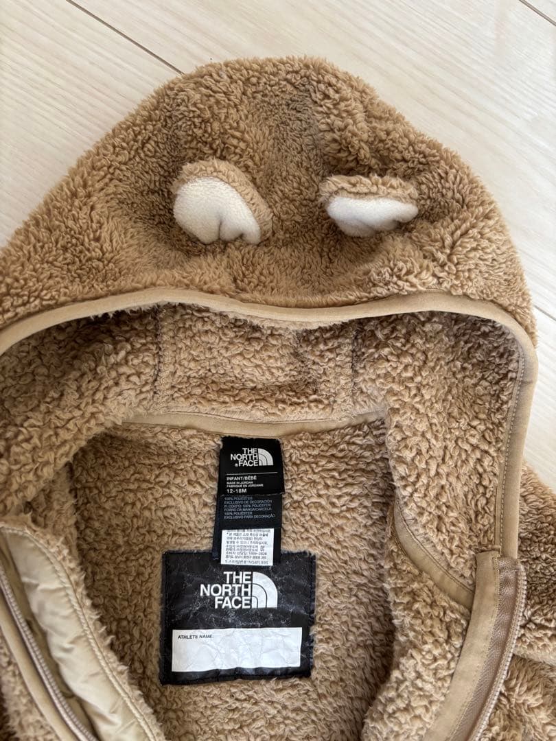 【美品！】THE NORTH FACEくま耳カバーオール12-18M