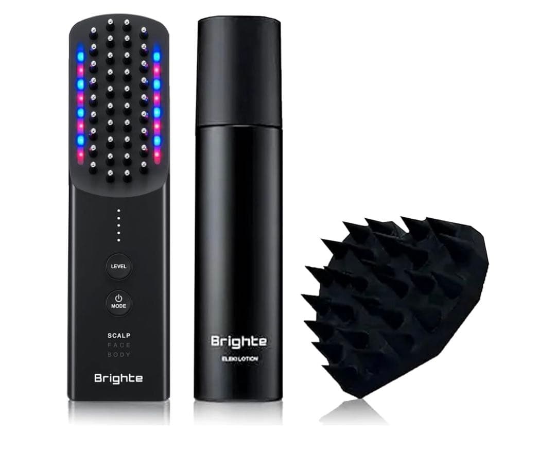 Brighte ELEKI BRUSH+エレキブラシ 専用化粧水 スカルプブラシ