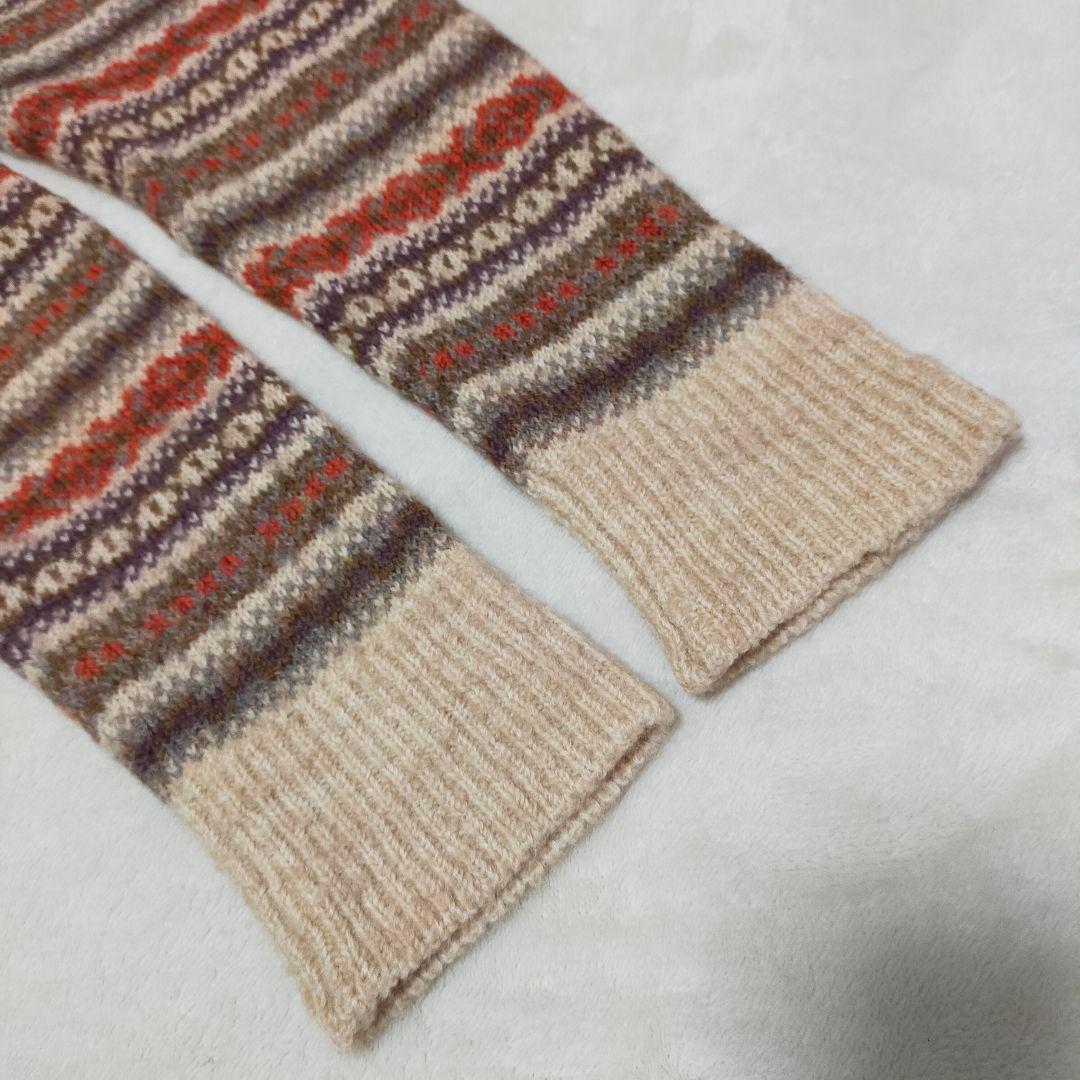 美品アイルランド製　INISMEAIN　カシミヤアルパカ　フェアアイル柄　ニット