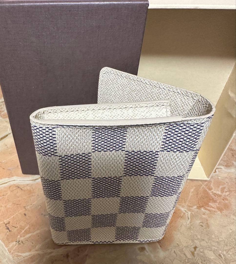 専用！ルイヴィトン アンヴェロップ カルト ドゥ ヴィジット ダミエ アズール