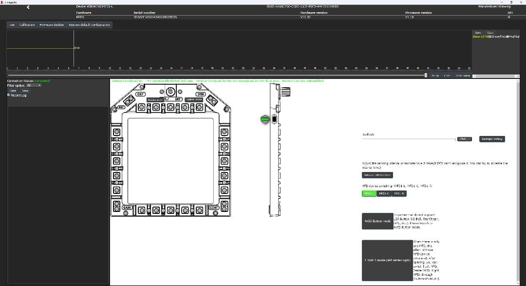T*i様 WINWING MFD(USB3.0ディスプレイ付き)＋専用マウント