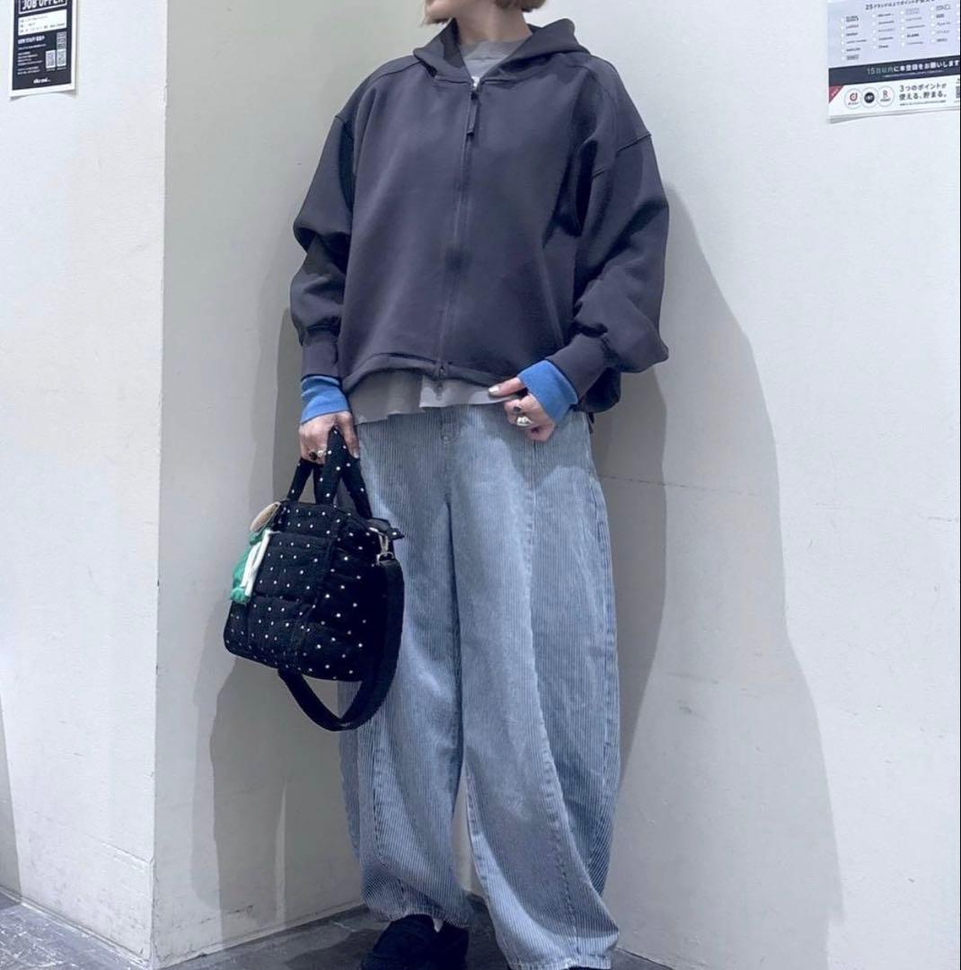 ニコアンド ［NKJ 2026SS］ 3D ドロップデニムパンツS