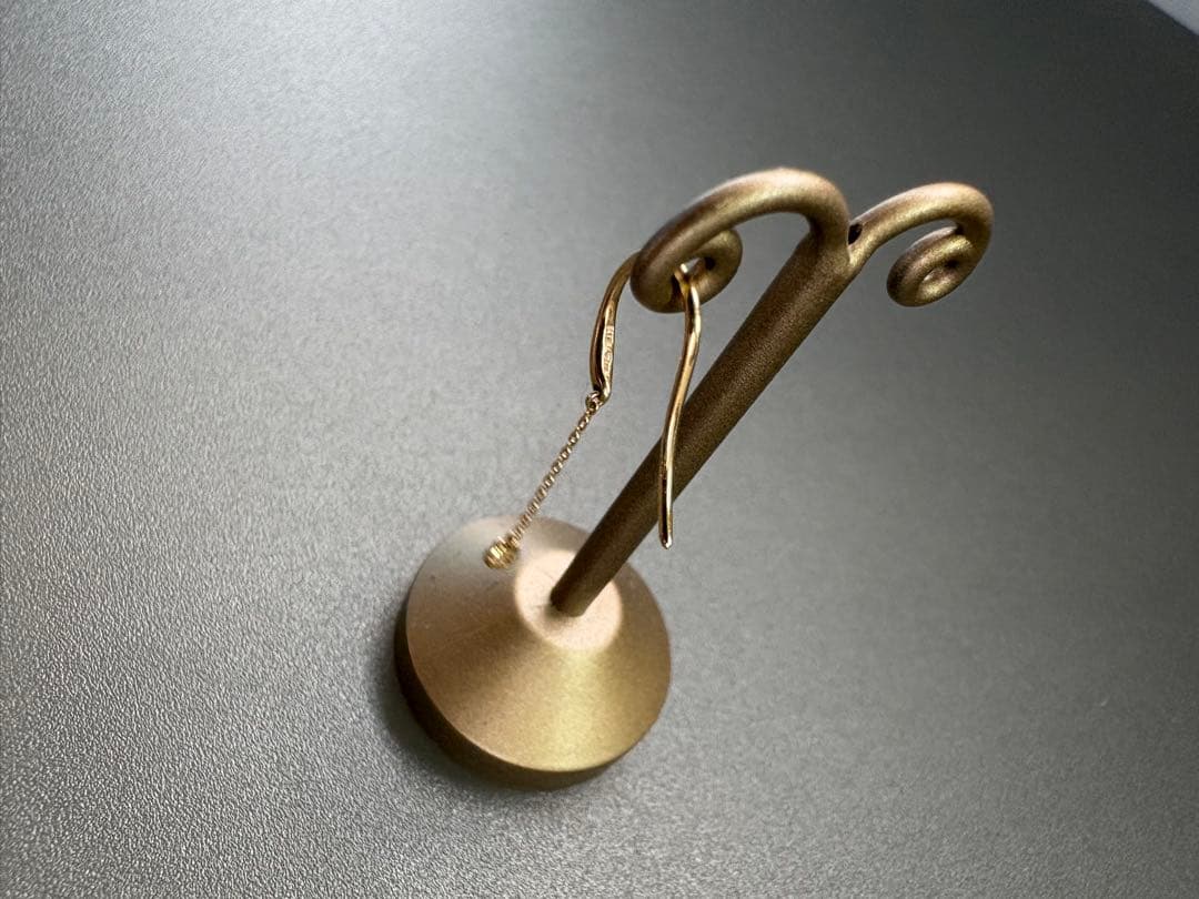 アクセサリー STAR JEWELRY K18 0.02ct pierce <No.825>