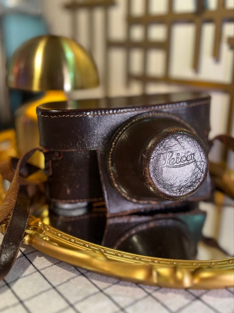 Leica Ⅲf バルナック＋ FED 50mm f3.5沈胴式＋ 革ケース