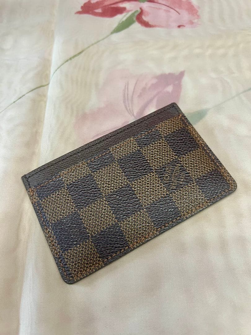 【ななさま専用 】 ダミエパターン レザー名刺入れ