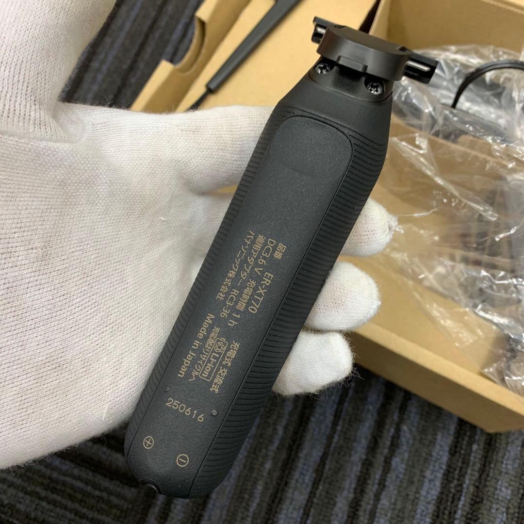 未使用 パナソニック T字トリマー ER-XT70 プロ トリマー ゴールド