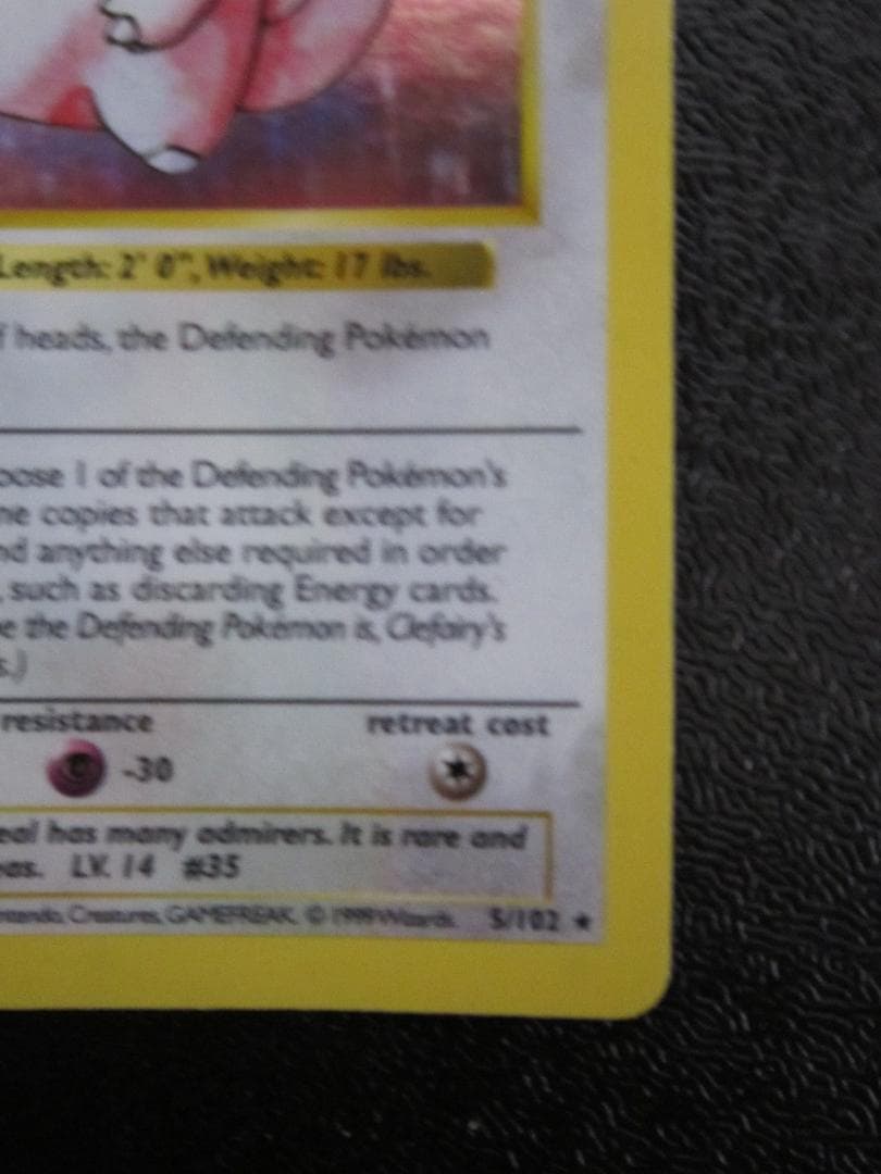 【ポケモンカード 英語】ピッピ　Clefairy　1ED　シャドーレス　PE1