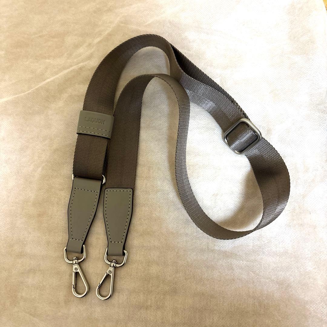 Lapuohラクーオ　ミニボストン　ライトグレー