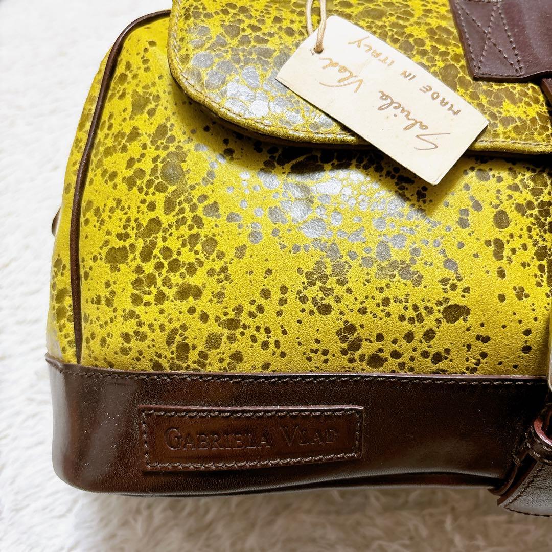 新品 ガブリエラブラッド ダレスバック ドクター レザー 本革 ボストン Y3K