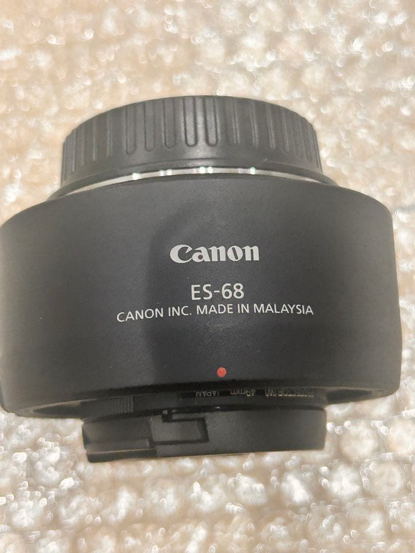 Canon EF 50mm F1.8 STM フード付き ESー68 レンズ