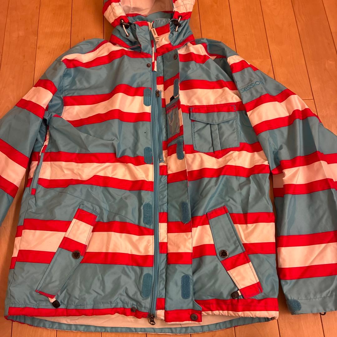 【大幅値下げ】SESSIONS スノーボードウェア 上下セット メンズ Mサイズ